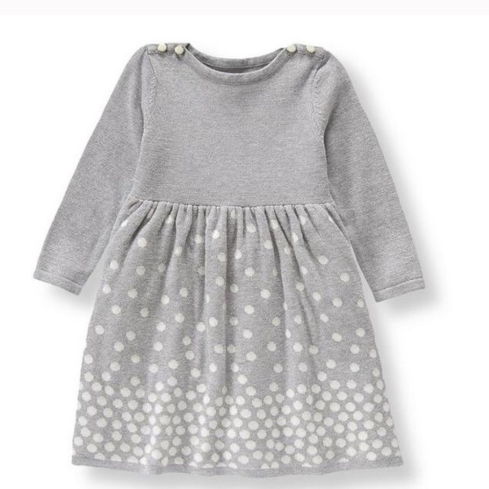 Janie and Jack girls shimmer sweater dress size 8 NWOT